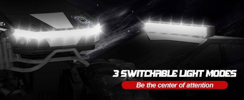 911 Police Amphibious Remote-Controlled Vehicle 1:18 Scale Boys' Police Truck Toy 2.4GHz Waterproof Remote-Controlled Truck 4WD All-Terrain Off-Road Pickup Children's Christmas & Birthday Gift Suitable for Boys & Girls Ages 6+