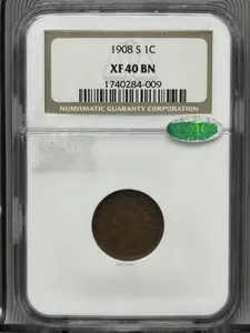 1908 S 1C XF 40 BN