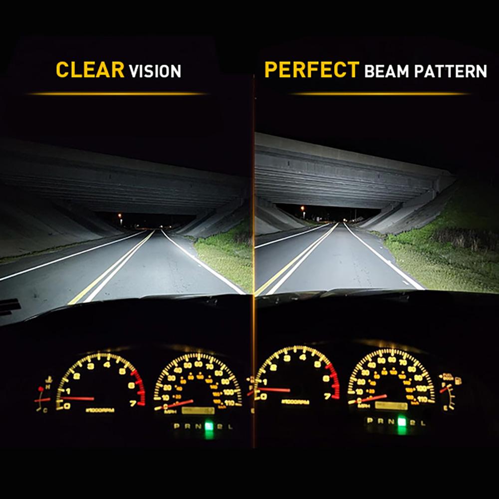 【UPGRADE SERIES】AUXITO LED Headlight Bulbs, 9005/HB3 9006/HB4 H11/H8/H9 9007/HB5 9008/H13 H4/9003 H1 H7,48000LM insane Brightness,6500K White,High/Low Beam Bulbs,60,000Hrs Long Service Life with Cooling Fans,CANBUS Ready,No Flickering ,IP68,Plug N Play