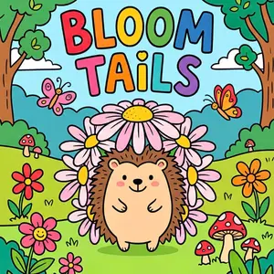 Bloom Tails Coloring Book