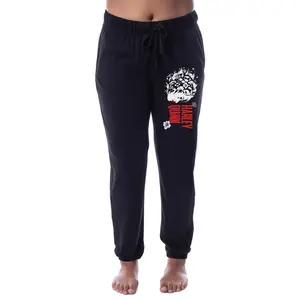 DC Womens' The Suicide Squad Movie Harley Quinn Sleep Jogger Pajama Pants