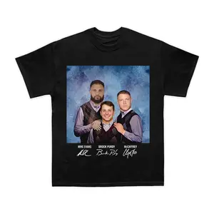 Funny Mike Evans, B. Purdy & McCaffrey Step Brothers Shirt, San Francisco Football Fans Parody Tee, 2026 Game Day Graphic T-Shirt, Gift for Fans