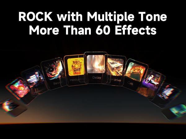 Donner HUSH-X PRO Multi-Effects Electric Guitar for Travel, 4 Color Options