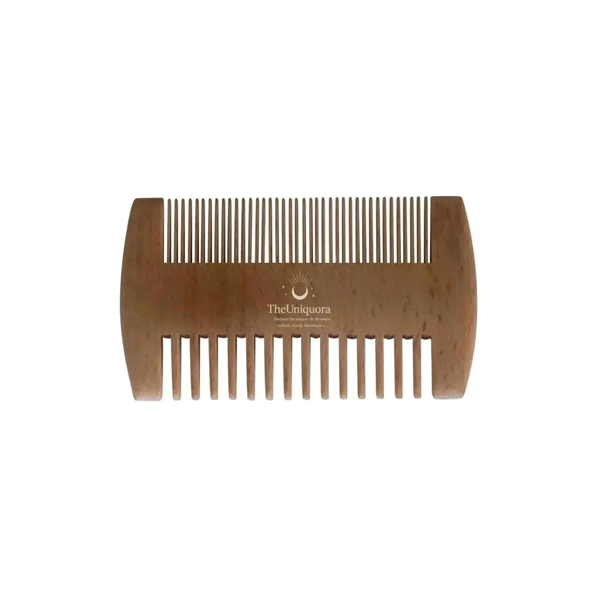 Bamboo Beard Comb – Dual Sided Natural Hair Comb | Sustainable Grooming Tool