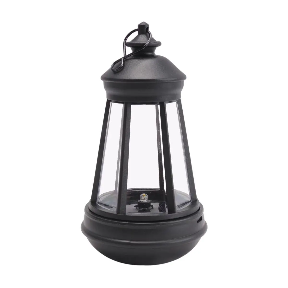 Large Waterproof Solar Lighthouse Lantern - LED Outdoor Solar-Powered Spotlight, Garden Ground Light for Home Decor Fengshui Ornaments