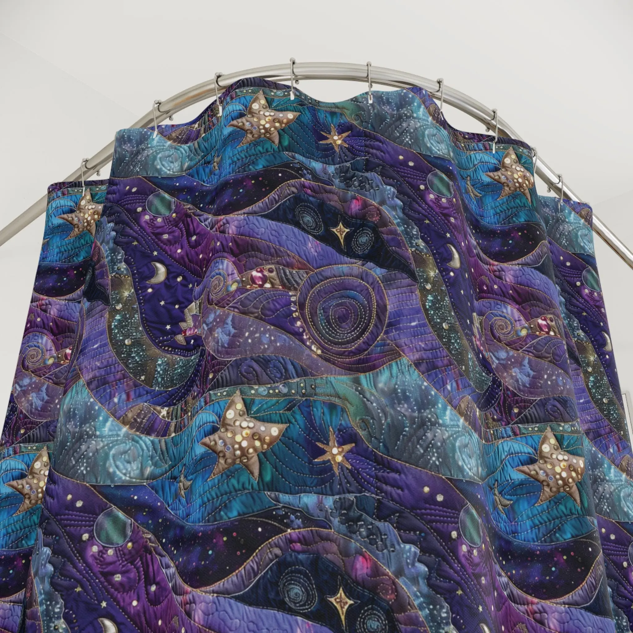 Whimsigoth Shower Curtain 90s Celestial Sun Moon Bathroom Decor Celestial Star Cottagecore Fairy Grunge Goblincore Decor Fairycore Bath Room