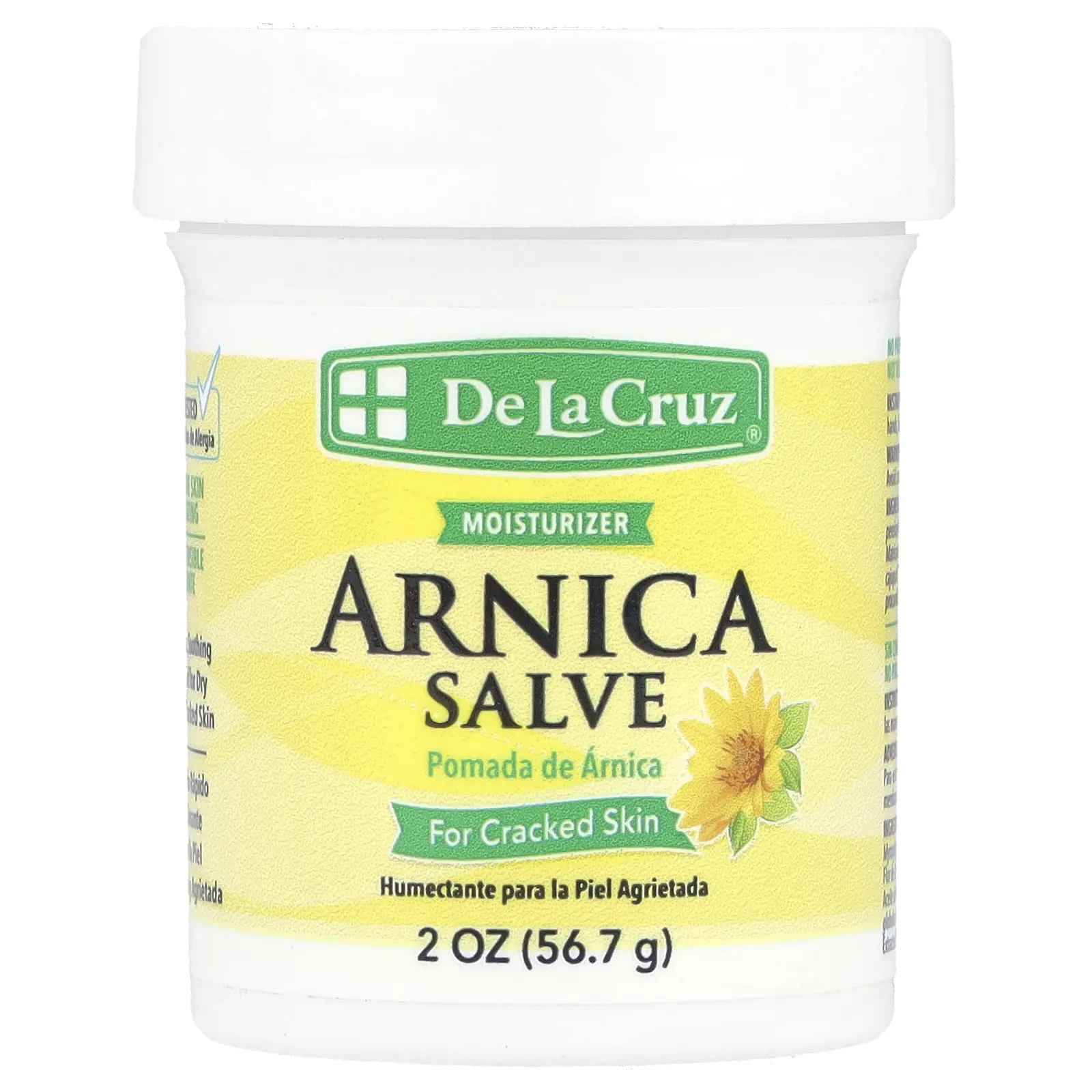 De La Cruz Arnica Salve for Cracked Skin, 2 oz (56.7 g)