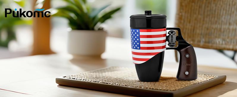 Pukomc Coffee Mug with Rotatable Wooden Handle, Ceramic Leak-Proof and Scalding-Proof Cup, 16 Ounces Beverage Drinkware Glass Reusable Reuse Black Funny Dad Tumbler Pukomc Coffee Mug with Rotatable Wooden Handle, Ceramic Leak-Proof and Scalding-Proof Cup, 16 Ounces Beverage Drinkware Glass Reusable Reuse Black Funny Dad Tumbler