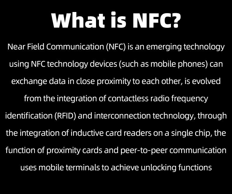 ROCKBROS Smart U Lock NFC Unlocking MTB Road Bike Lock  Anti-theft Lock Waterproof Rechargeable Safety Bike Lock