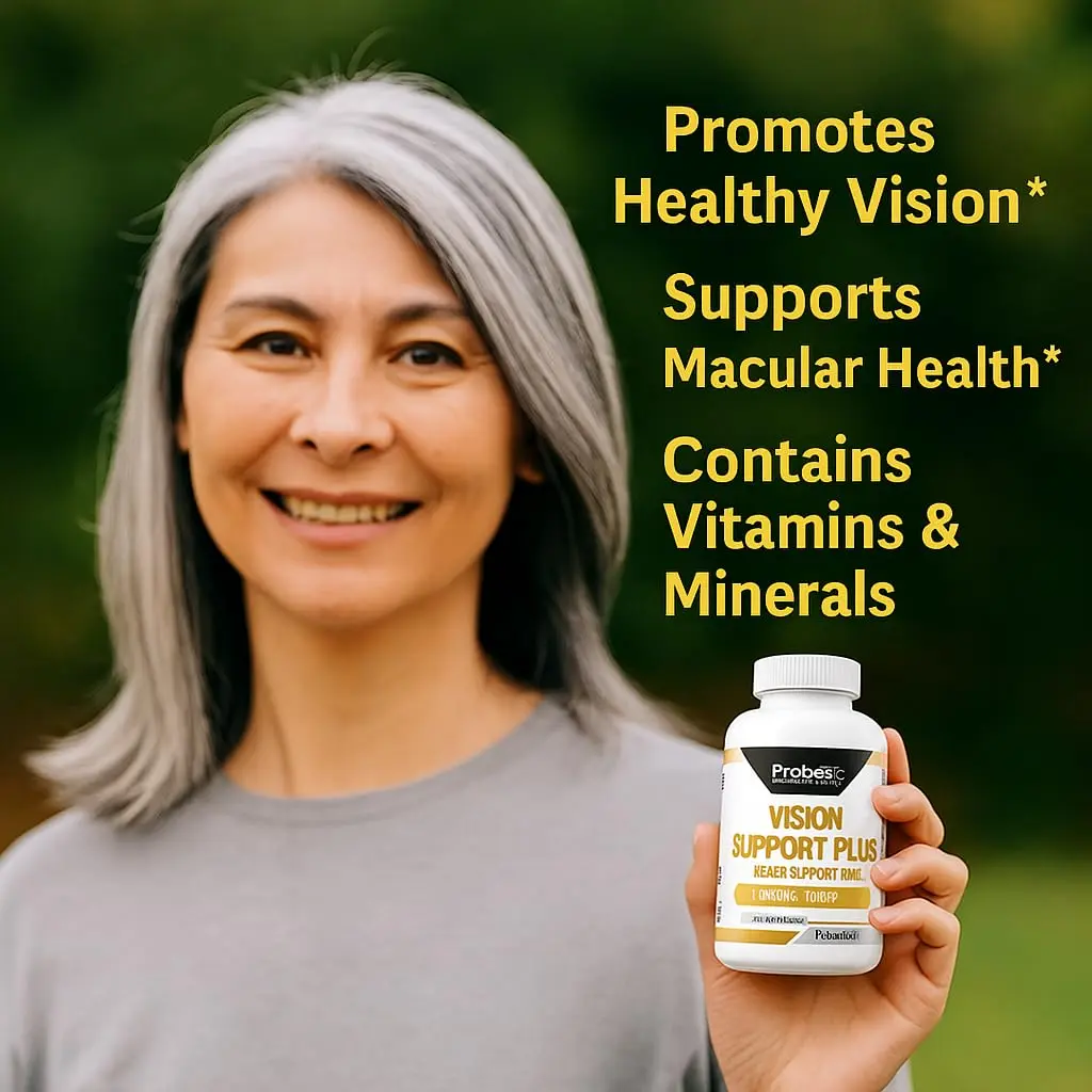 Probase Nutrition Vision Support Plus 60 Capsules 30-Day Supply ...