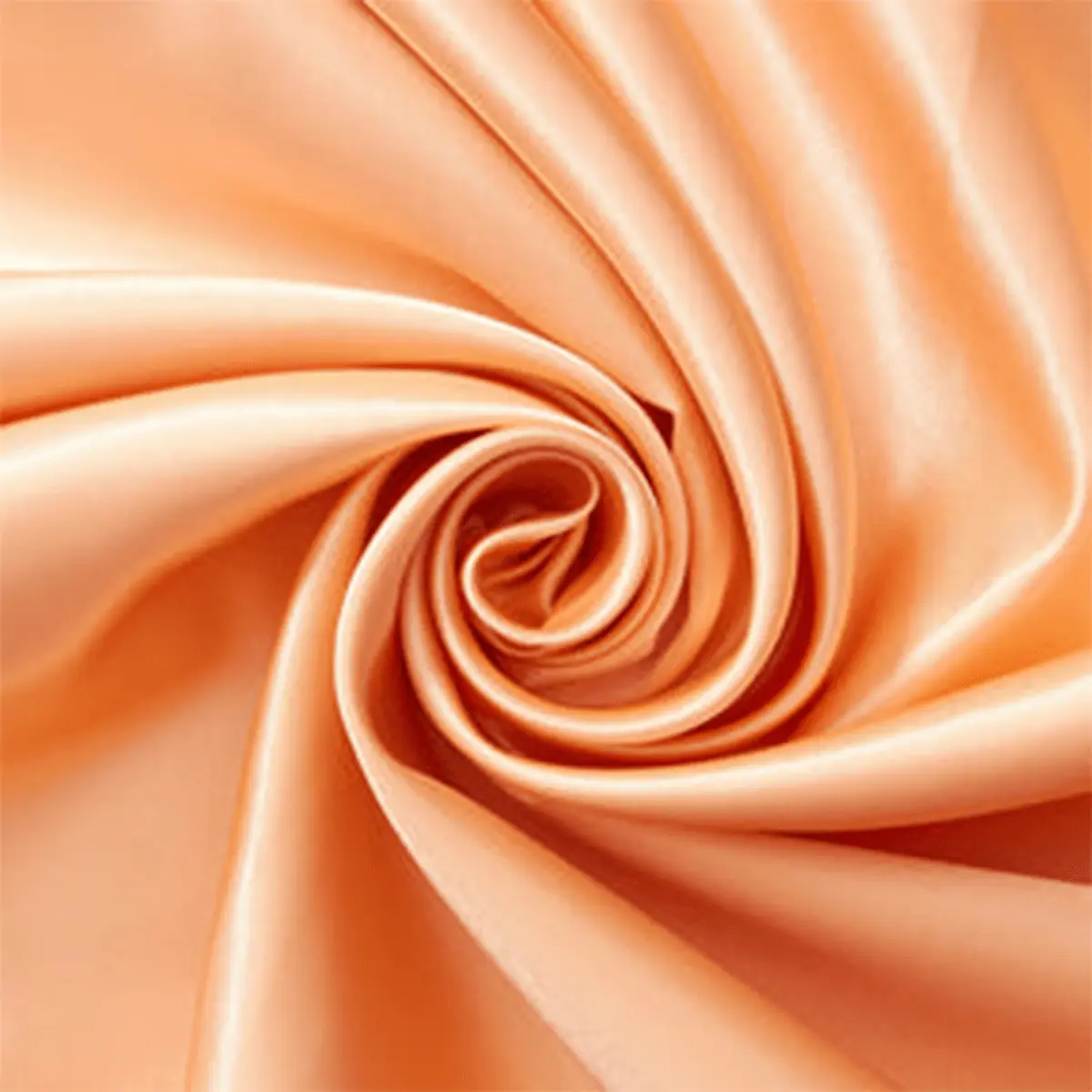 Peach Color Fabric by the Yard| Charmeuse Satin, 58/60" Wide