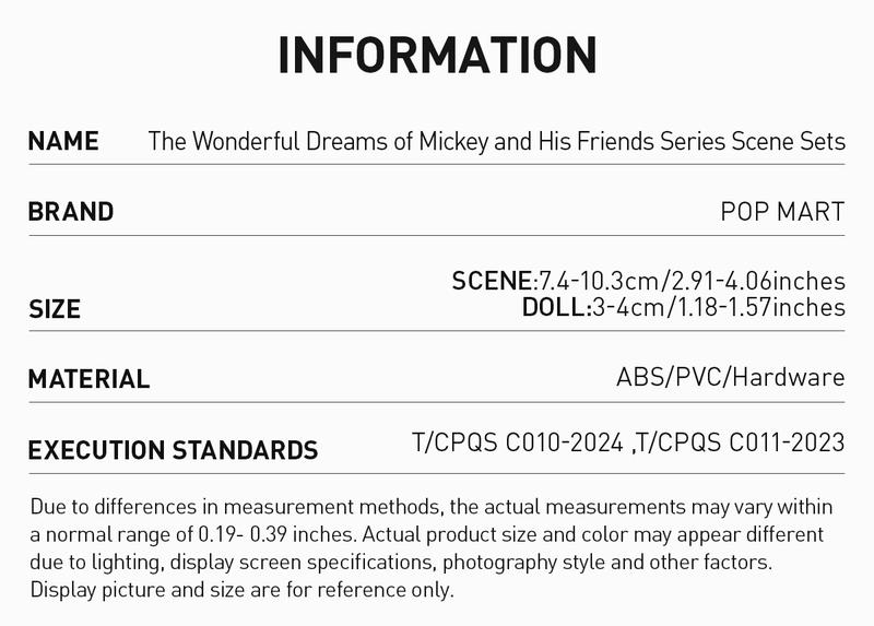 The Wonderful Dreams of Mickey and His Friends Series Scene Sets