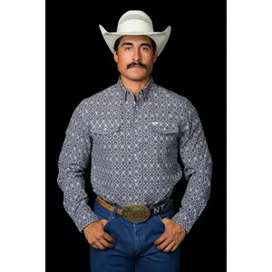 The Connor in Brown - Long Sleeve Snap Shirt