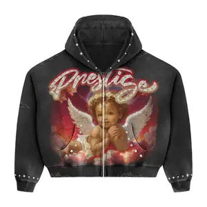 Prestige Angel Hoodie Red Black