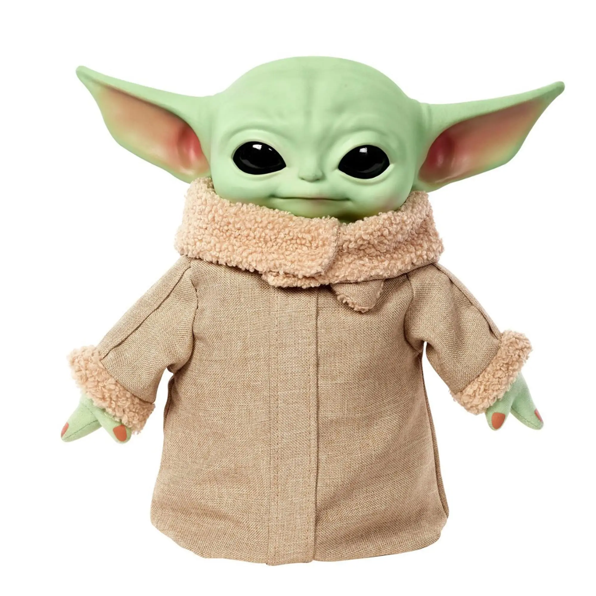Star Wars 11 in Interactive Soft Stuffed Figure, Grogu Plush with Squeeze-Activated Blinking, Sounds and Movement