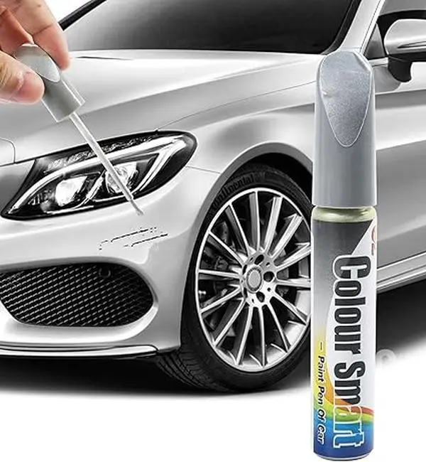 Colour Smart Car Scratch Repair Paint Pen - Multi-color Touch-up Solution for Auto Parts - Easy Application & Versatile Colors - Ideal for Various Shades to Match Your Car's Original Color - Silver White Black Grey Blue Red