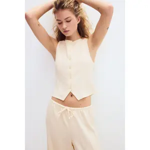 H&M Textured jersey waistcoat