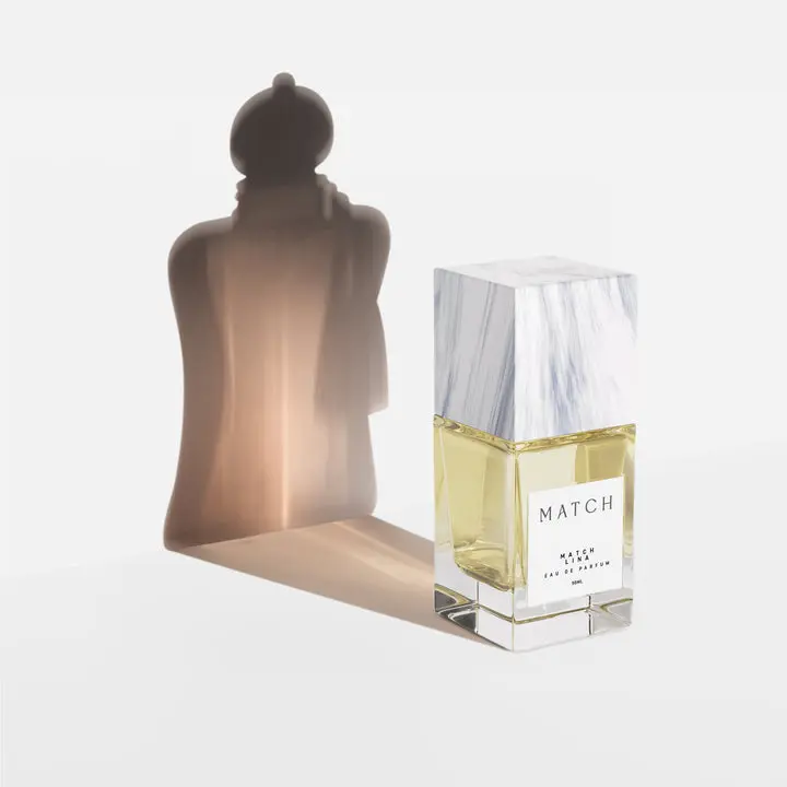 Match Lina Alcohol-Free Eau De Parfum for Women, Long-Lasting Floral Fragrance with a Smooth Musk Finish to Enhance Feminine Energy, Smooth Musk Trail, Soft Musk Finish