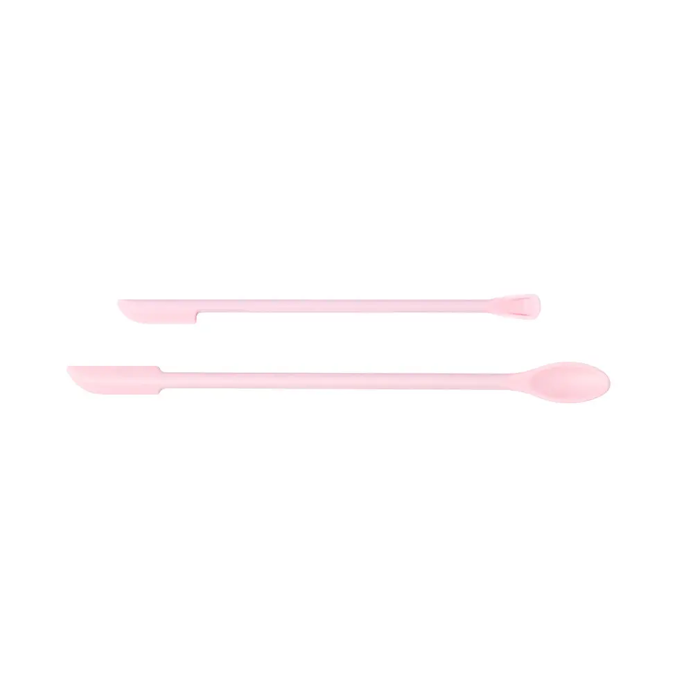 Jenny Patinkin Double-Sided Silicone Spatula Set - Travel Beauty Portable All-Makeup & Skincare Tool, Reusable Scoop for Product Preservation, with Travel-Friendly Case