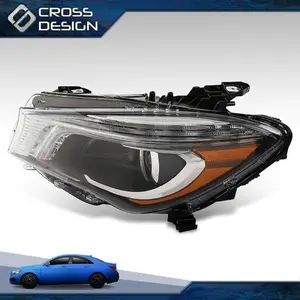 CROSSDESIGN Left Side Xenon Headlight Assembly Fits 2014-2016 Mercedes-Benz CLA45 AMG CLA250