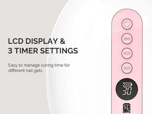 MelodySusie UV LED Curing Nail Lamp, P-PLUS30G Rechargeable Cordless Nail Light for Gel Polish for Salon & Home Use Nail Art, TikTokShopBlackFriday MelodySusie UV LED Curing Nail Lamp, P-PLUS30G Rechargeable Cordless Nail Light for Gel Polish for Salon & Home Use Nail Art, TikTokShopBlackFriday