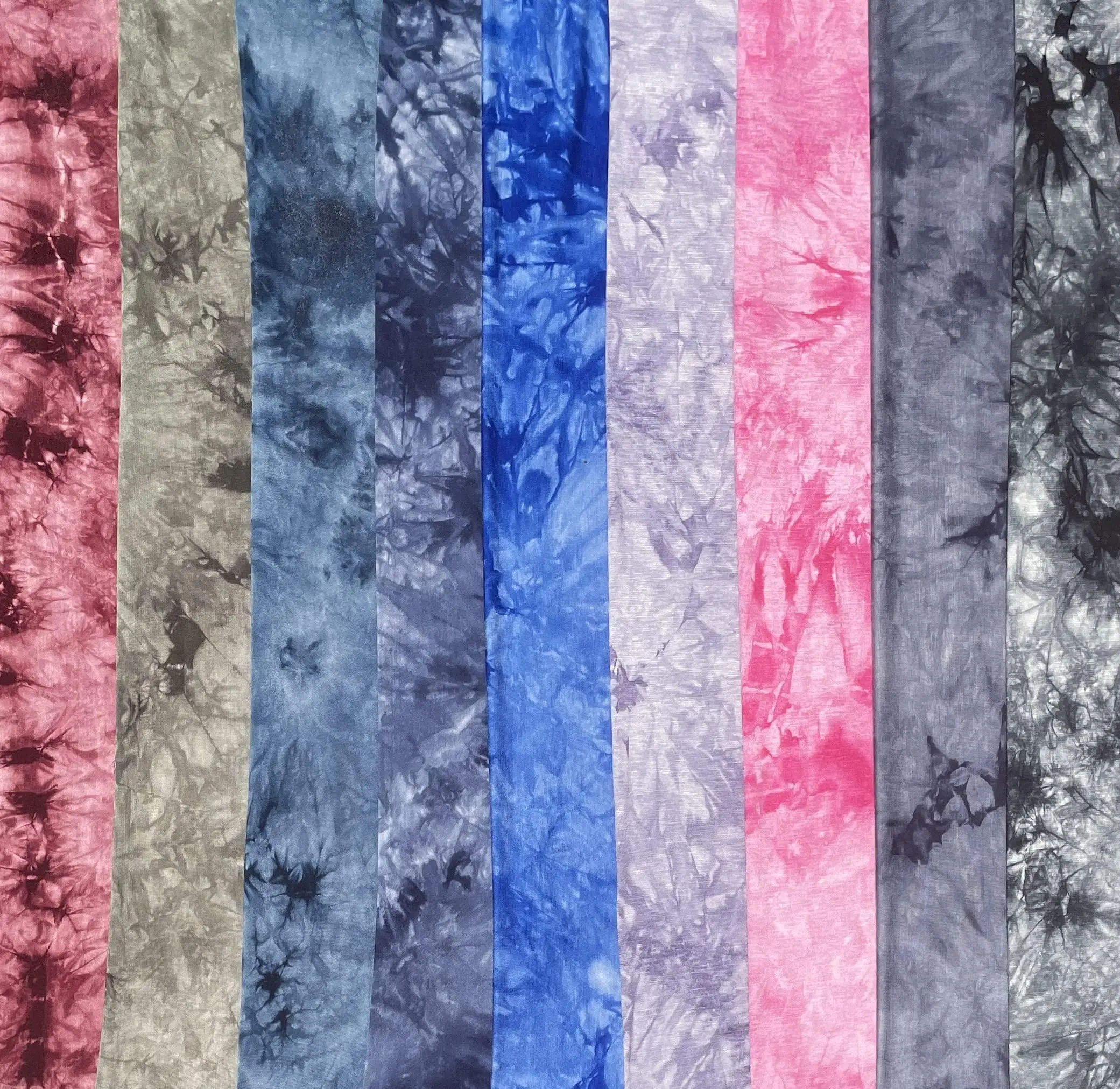 60" Width Bamboo Knit Fabric - 93% Bamboo, 7% Spandex, 4-Way Stretch, Tie-Dye Apparel Jersey Fabric By the Yard (60 Inches)