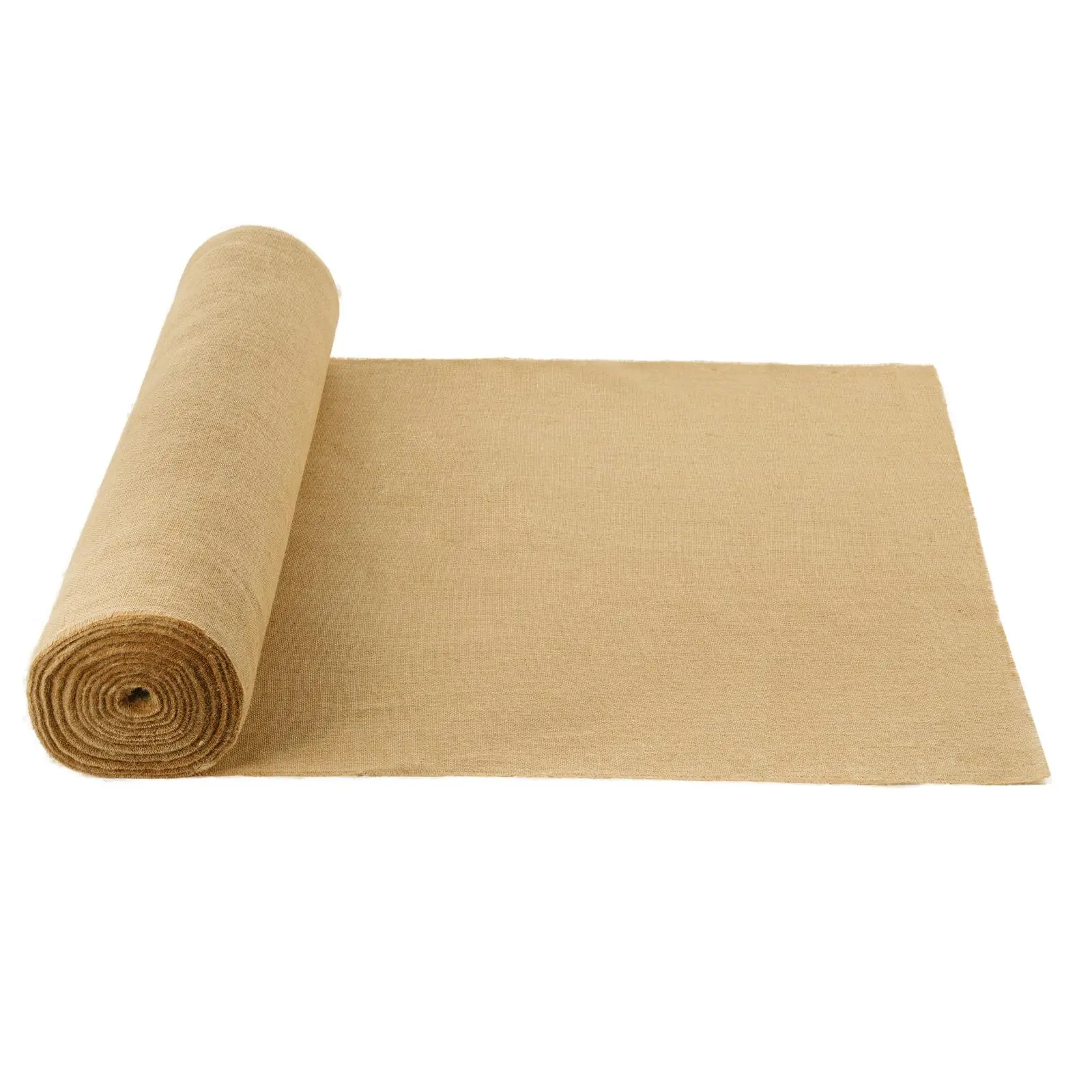 【Summerfinds】VEVOR Burlap Fabric Roll 40” x 75 ft & 50 x 50 High Density Wide Natural Burlap Fabric RollsJute Fabric Burlap Tree Wrap Rollfor DecorCraftsWeddingGardeningPlant & Tree Winter Covering