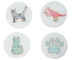 Pearhead Cat Coasters