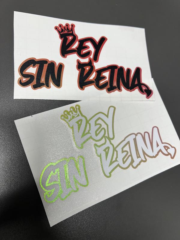 Rey Sin Reyna Vinyl Car/Window/Wall Decal