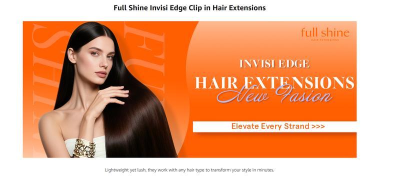 Full Shine Injection Hair Extensions Real Human Hair Clip ins Blonde Highlight Seamless Clip in Human Hair Extensions PU Skin Weft Add Volume 6 Pcs 100 Grams Hairpiece #TikTokShopBlackFriday