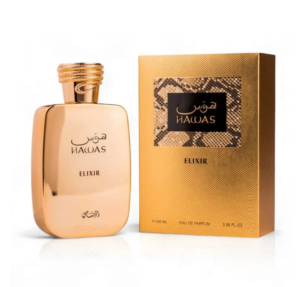 RASASI Hawas Elixir Eau de Parfum (EDP) for Men - Regular Ed., Alcohol-Free Fresh Everyday Wear Fragrance Spray, 3.38 Fl Oz Packaged Unit Men's Fragrance for Adults, Contains Neither Special Occasions Focus