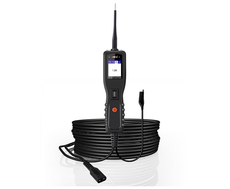 ANCEL PB100 Automotive Power Circuit Probe Tester, 12/24V Power Probe for Open/Short Circuit Testing, Continuity, Resistance, Relay & Diode Tester, 40FT Cable