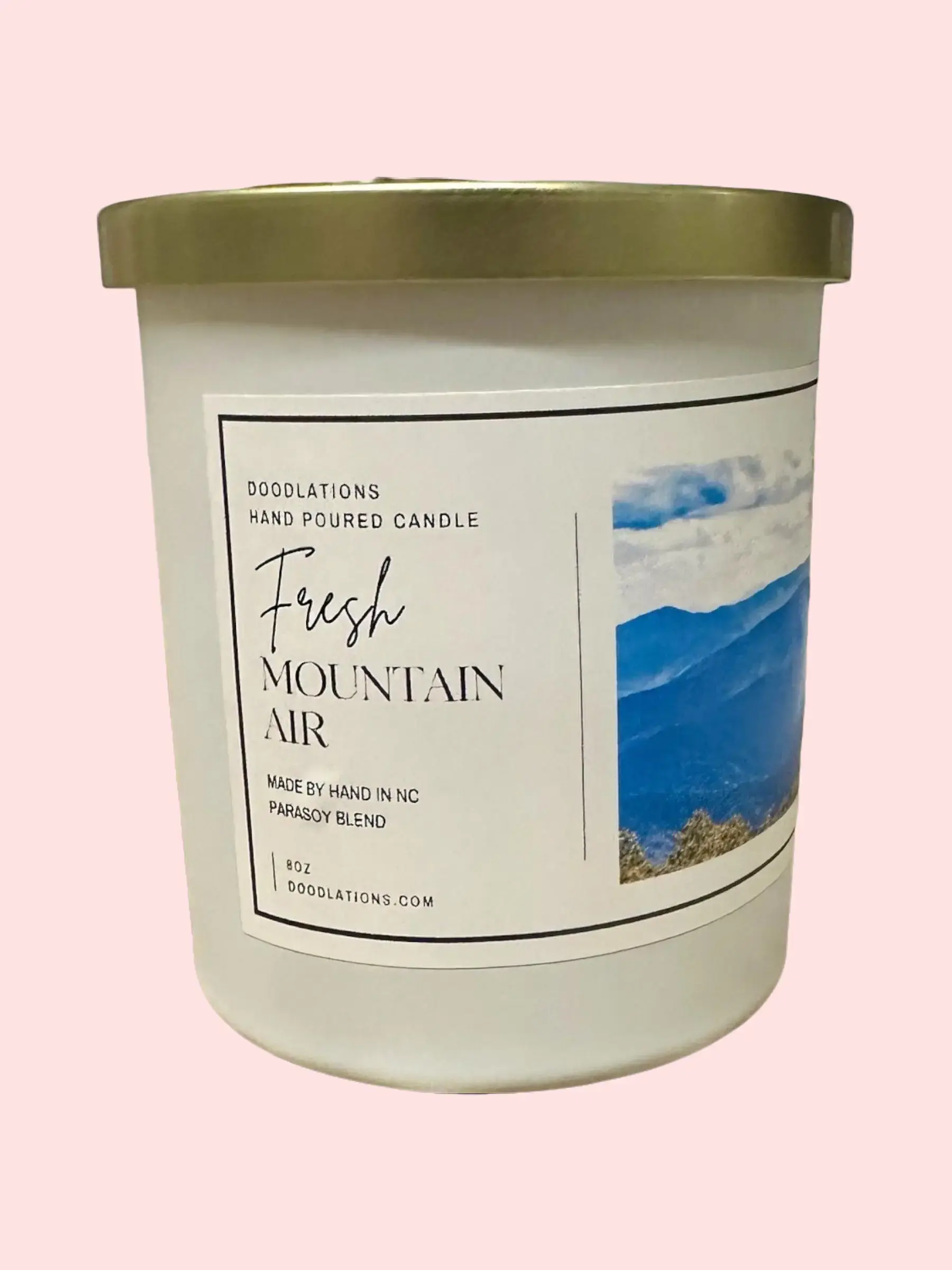 Doodlations Boutique Candle | Fresh Mountain Air