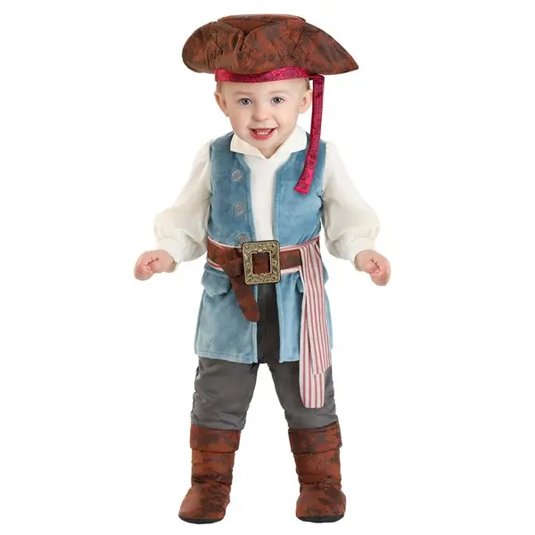 Boy's Infant Disney Jack Sparrow Costume Onesie (© Disney)