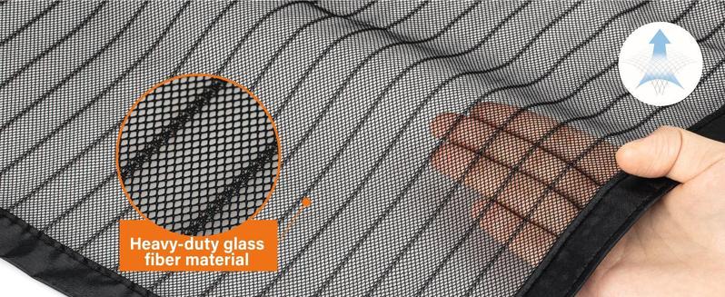 Magnetic Screen Door, Hands Free Mesh Curtain Keeps Bugs and Mosquitos Out, Automatic Magnet Closure, Heavy Duty Patio Sliding Dog Doors Cover, Window Screen Protector