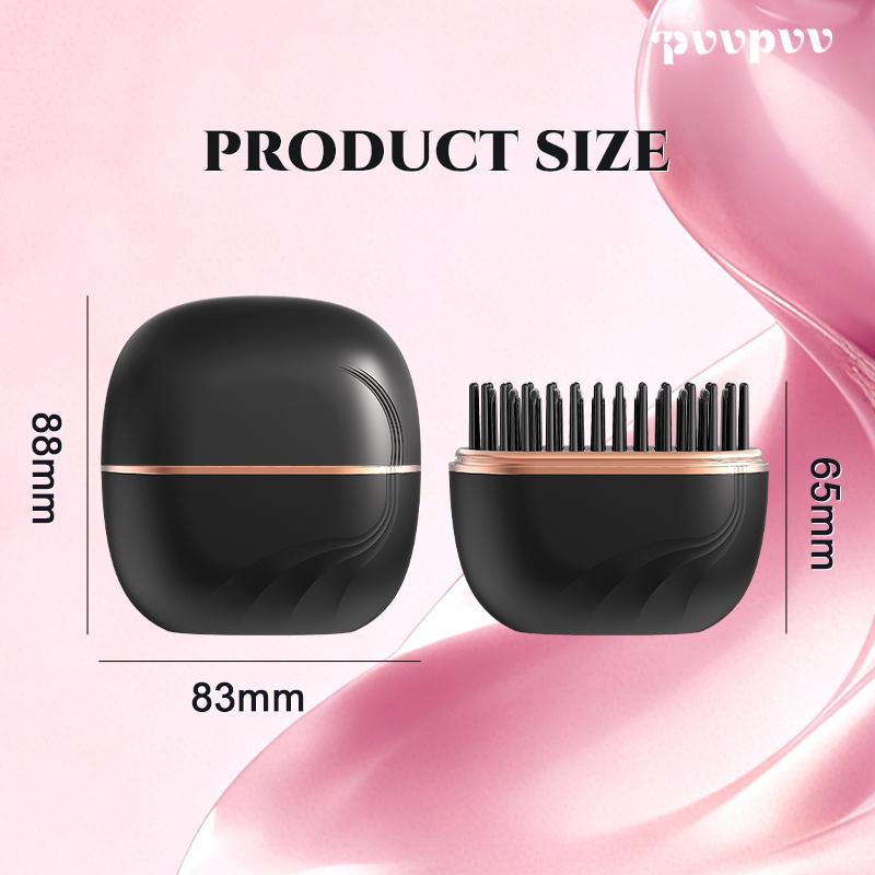 Wireless Mini Portable Hair Straightener, Portable Heated Comb, a must-have for outings. It fits easily in a small bag or car, keeping your hair smooth and manageable.