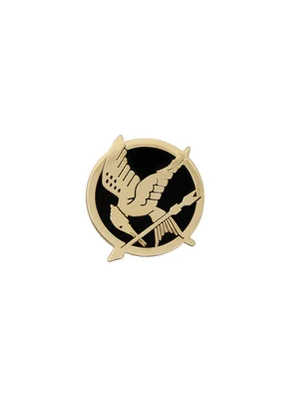 The Hunger Games: Mockingjay Rebellion Unisex Metal Enamel Pin - Out of Print General Merchandise, 0.15 oz, 4.1in H x 2.5in L x 0.9in W, 1in Detail, for Adults, Ideal for Adorning Jacket