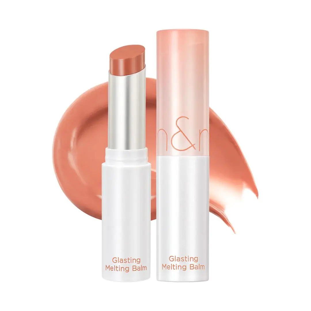 [Rom&nd] Glasting Melting Balm - Glossy Finish, Plumping Lips, Hydrating & Moisturizing, Korean Lip Balm Gloss, Vegan, MLBB, korean makeup, k beauty makeup i love lipgloss - Lipstick Mois Moisturize Moisture Moisturizer