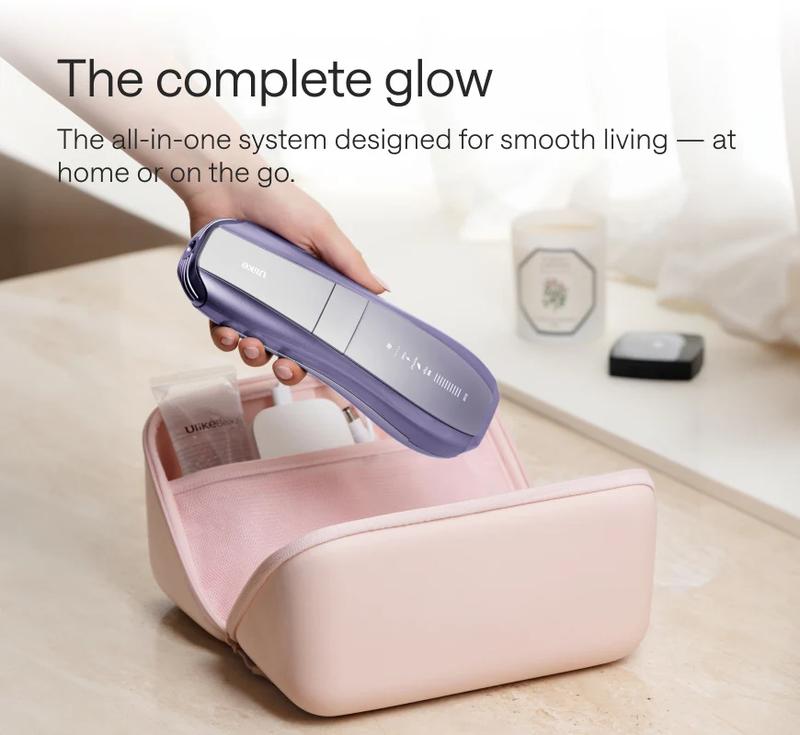 Ulike Laser Hair Removal Air 10 Deluxe IPL Device with Ice-Cooling Contact Dual Lights Skin Sensor & SHR Mode for Comfortable Effective Results - Epilator