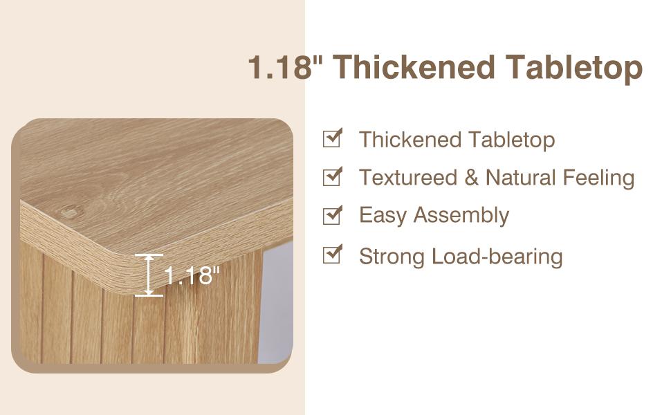 Giratree 43.3" Fluted Wood Couch Table Behind Sofa Long and Skinny for Living Room Hallway Entrance Foyer Mid Century Narrow Entryway Console Table