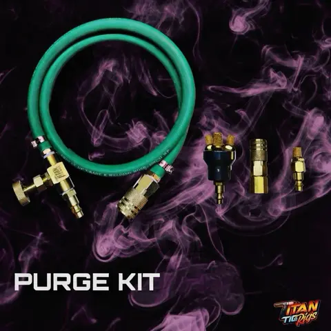 Household Appliance Purge Diffuser Kit for Welding Pros - Quick Connect, 3-Foot Argon Hose, Industrial Minimal Needle, Fast Purge Setup, Efficient Purging, Durable Design, Clean High-Quality Welds, Single/Jumbo Accessory