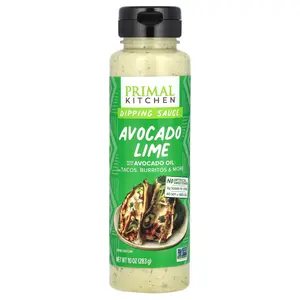 Primal Kitchen Dipping Sauce Made With Avocado Oil, Avocado Lime, 10 oz (283 g)