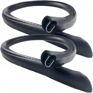 2Pcs Car Door Rubber Seal Strip Trim Seal B Pillar Protection Weather Strip Anti-Noise Car Door Edge Sealing Filler Strips for Cars, Boats, RVs, Trucks Car Weather Striping, Steel Frame with Buckle EPDM Rubber Strip. Waterproof and Durable