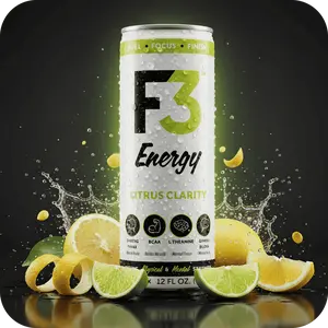 F3 Citrus Clarity Energy - 12 Pack - Energy - Focus - Functional Beverage