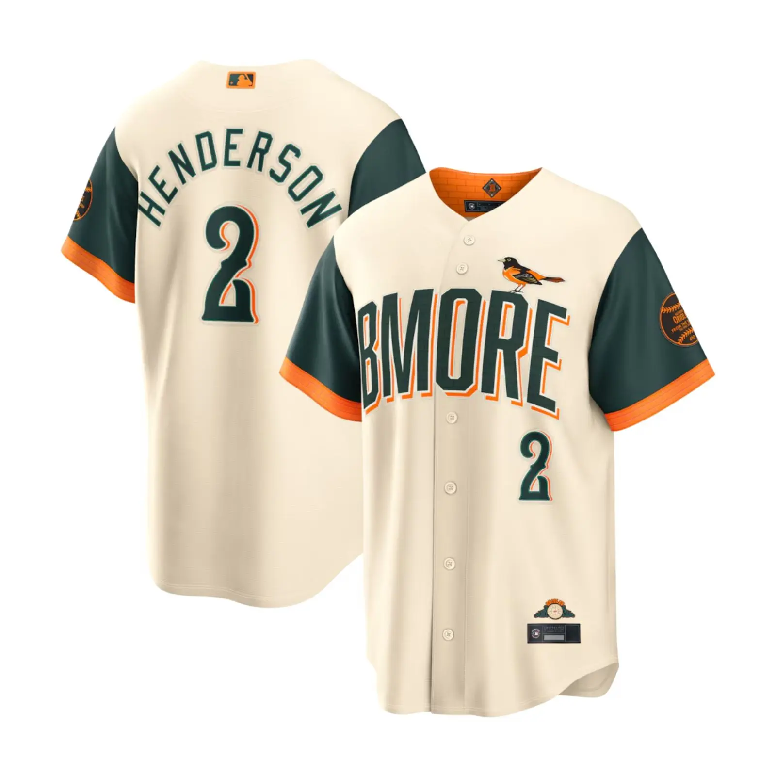 2026 City Connect Men's 2 Henderson Cream Baseball Jersey