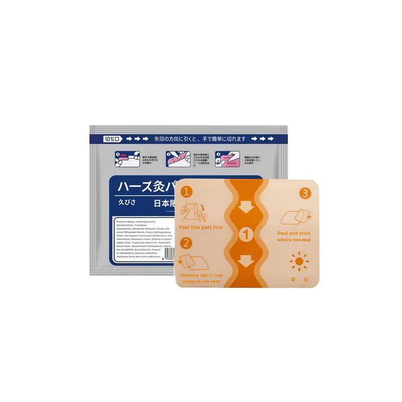 Nihon Kadoyan Warming Patch – Stiffness, Discomfort, Tension, Nighttime Relaxation, Easy Comfort, Daily Use Knee Stiffness, Daily Discomfort, Long Day Fatigue, Cozy Warm Feeling Stiff, Tense, Uncomfortable, Relax, Warm, Simple