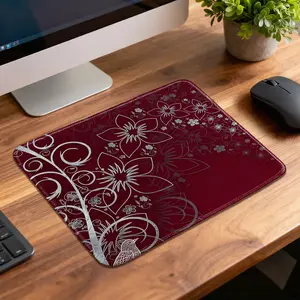 LIVEKEY Gaming Mouse Pad, Ocean Dream Glitter Design Mouse Mat: Non-Slip Rubber Base, Flat-Stitch Edges, Soft Fabric for Precise Control, Water-Resistant Desk Pad for PC/Mac/Laptop, Aesthetic Office & Gamer Setup Accessory (21x26cm)