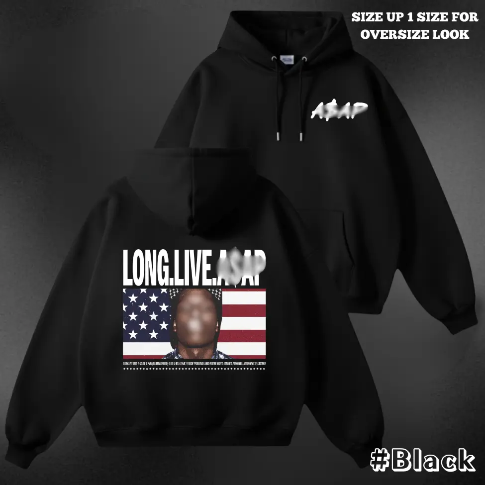 Long Live Rap Legend Hoodie, Harlem Hip Hop Rapper Graphic Sweatshirt, Vintage Hip Hop Streetwear Pullover for Urban Music Fans