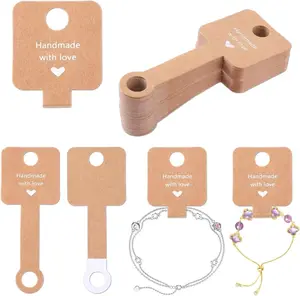 Mixed Bracelet Adhesive Necklace Display Card Jewelry Accessories Organizer, New