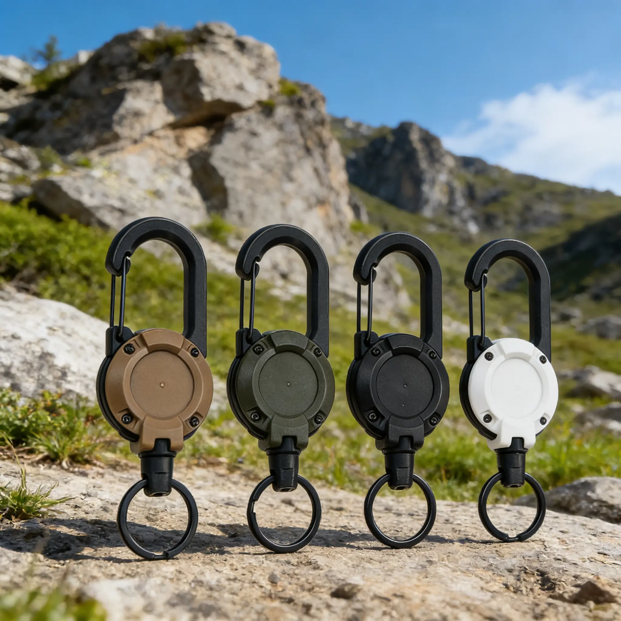 Plastic Double Hole Spring Loaded Drawstring Cord Toggles Plastic Double Hole Spring Loaded Drawstring Cord Toggles
